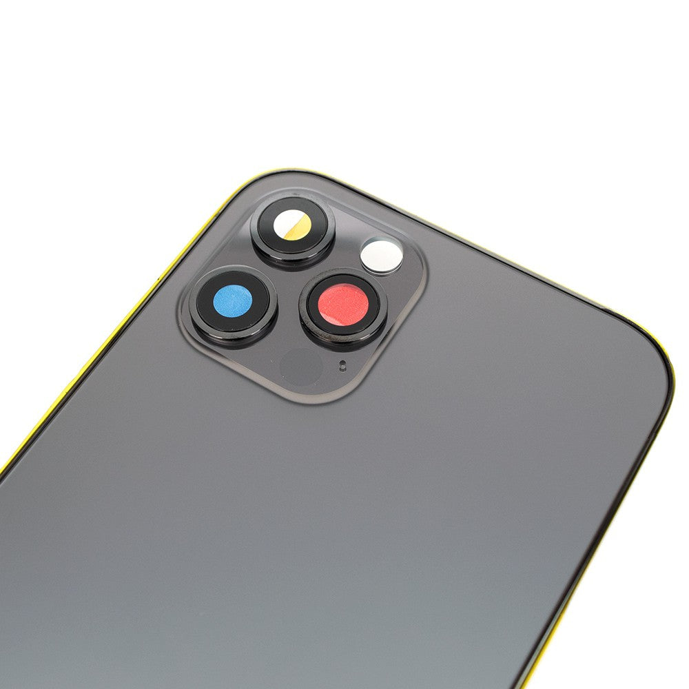 Rear Housing for iPhone 12 Pro (NO LOGO)-Black Rear Housing for iPhone 12 Pro (NO LOGO)-Black